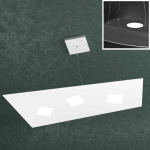 FINE SERIE - NOTE SOSPENSIONE 3+2 LUCI BIEMISSIONE BIANCO
