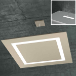 FINE SERIE - CARPET SOSPENSIONE 70X70 4+2 LUCI BIEMISSIONE SABBIA