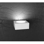 APPLIQUE BIANCO QUADRATO CUBO LED