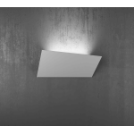 RUMBLE APPLIQUE IN METALLO FORMATO DA UNA LASTRA IRREGOLARE ED INCLINATA IN METALLO GRIGIO