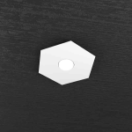 PLAFONIERA LED 1 LUCE HEXAGON BIANCA