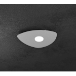 SHAPE PLAFONIERA FORMA FOGLIA 1 X GX53 METALLO GRIGIO