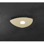 SHAPE PLAFONIERA FORMA FOGLIA 1 X GX53 METALLO SABBIA