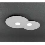 CLOUD PLAFONIERA 2 X GX53 METALLO GRIGIO