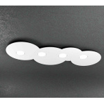 PLAFONIERA 4 X GX53 METALLO BIANCO