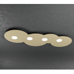 PLAFONIERA 4 X GX53 METALLO SABBIA