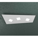 FINE SERIE - NOTE APPLIQUE/PLAFONIERA 3LUCI GRIGIO