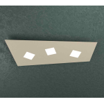 FINE SERIE - NOTE APPLIQUE/PLAFONIERA 3 LUCI SABBIA