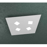FINE SERIE - NOTE APPLIQUE/PLAFONIERA 4 LUCI GRIGIO