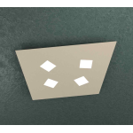 FINE SERIE - NOTE APPLIQUE/PLAFONIERA 4 LUCI SABBIA