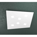 FINE SERIE - NOTE APPLIQUE/PLAFONIERA 6 LUCI BIANCO