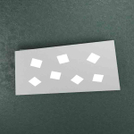 FINE SERIE - NOTE APPLIQUE/PLAFONIERA 7 LUCI GRIGIO
