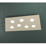 FINE SERIE - NOTE APPLIQUE/PLAFONIERA 7 LUCI SABBIA