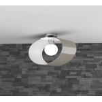 FINE SERIE - LAP PLAFONIERA D.40 CM. 1 LUCE TORTORA