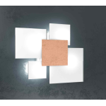 UPGRADE APPLIQUE 4 X G9 46 X 42 METALLO FOGLIA RAME