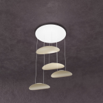 LAMPADARIO PLANET SOSPENSIONE 4 LUCI SABBIA 