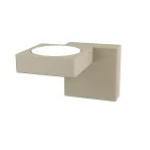 APPLIQUE METALLO 1 LUCE SABBIA 