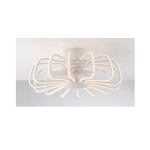VENTILATORE CON LAMPADA LED INTEGRATA GRECALE COLORE BIANCO 80W 8000LM CCT WIFI CON TELECOMANDO DIMENSIONI 500 X 207MM