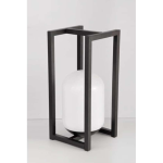 LAMPADA DA TAVOLO PORTATILE CLIMAX LED COLORE NERO RICARICABILE 1,1W 100LM LUCE CALDA 3000K IP54 35,4X16X16CM
