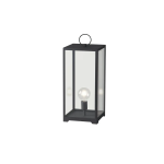 LAMPIONCINO DA GIARDINO MIRAGE COLORE GRIGIO ANTRACITE 1 LAMPADA E27 IP44 DIMENSIONI 25X25X53CM CON CAVO CAVO 250CM