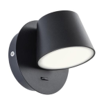 SHAKER Applique 6W LED Metallo Nero opaco