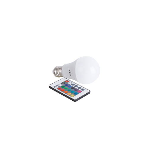 Lampadina a Led E27 RGB a goccia con telecomando - 10W Life