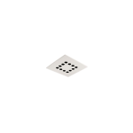 PLAFONIERA LED DA SOFFITTO XICO COLORE BIANCO 12 X 3W CCT RIFLETTORI NERI DIMENSIONI 50 X 50 X 4,7 CM