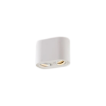 PLAFONIERA DA SOFFITTO SERIE TOWN COLORE BIANCO ATTACCO PER 2 LAMPADE GU10 DIMENSIONI 17,8 X 12,5 X 9,6CM