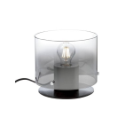 LOU Lampada da tavolo 1 x max. 42W E27 Metallo Fume