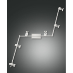 FARETTI PLAFONIERA 6 X GU10 STRUTTURA IN METALLO BIANCA