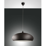 LODGE SOSPENSIONE MARRONE SCURO 1 X E27 D.60 STRUTTURA IN METALLO