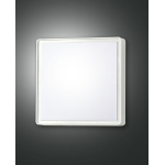 OBAN PLAFONIERA BIANCA 1XE27 L.24X24 CON SENSORE PIR