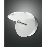 HALE APPLIQUE 1 LUCE BIANCA 8W 3000K METALLO E METACRILATO