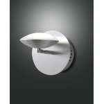 HALE APPLIQUE 1 LUCE ALLUMINIO SPAZZOLATO 8W 3000K METALLO E METACRILATO