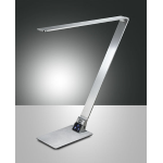 WASP LMAPADA DA TAVOLO ALLUMINIO SPAZZOLATO 12W DIMMERABILE 2700K - 5000K