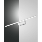 NALA APPLIQUE LAMPADA DA PARETE BIANCA 15W 3000K IP44 SPECCHIO QUADRO