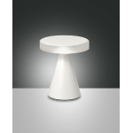 NEUTRA LAMPADA DA TAVOLO 8W 3000K METALLO E METACRILATO BIANCO