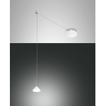ISABELLA SOSPENSIONE 1 LUCE BIANCA 8W 3000K METALLO E METACRILATO