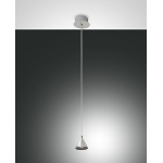 DELTA SOSPENSIONE 1 LUCE ALLUMINIO SATINATO 8W 3000K