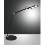 LAMPADA DA TAVOLO REGINA LED 9W 3000K - 6000K METALLO NERO E METACRILATO