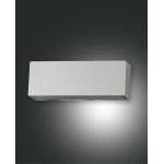 TRIGG APPLIQUE LED 14W 3000K 2 X 7 W ALLUMINIO ARGENTO 1300 LM IP54