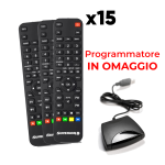 15 TELECOMANDI COMPATIBILI PER TV - PROGRAMMATORE IN OMAGGIO