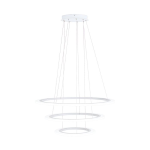 SOSPENSIONE PENAFORTE 92,5W LED 3000K 11000LM ALLUMINIO BIANCO POLICARBONATO BIANCO DIMMER  Ø79 x H150