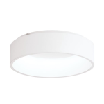 PLAFONIERA MARGHERA 25,5W LED 3000K 3000LM METALLO BIANCO E POLICARBONATO
