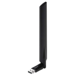 Wireless Adattatore USB AC600 2.4/5 GHz (Dual Band) Nero