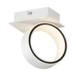 PLAFONIERA ALBARIZA LED 5W 3000K 580LM METALLO BIANCO 8x14.5 H13.5