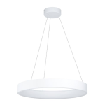 SOSPENSIONE CAMPO ROSSO LED 34W 3000K 4400LM METALLO BIANCO DIFFUSORE POLICARBONATO BIANCO Ø60 H110