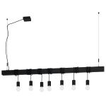 SOSPENSIONE TOWNSHEND-B 5 X E27 METALLO NERO 150 x 9.5 H200
