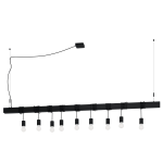 SOSPENSIONE TOWNSHEND-B 9 X E27 METALLO NERO 200 x 9.5 H200