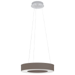SOSPENSIONE GUAMARE LED 34W 3980LM 2700K - 6500K TESSUTO DIFFUSORE POLICARBONATO DIMMER CON TELECOMANDO Ø53 H150